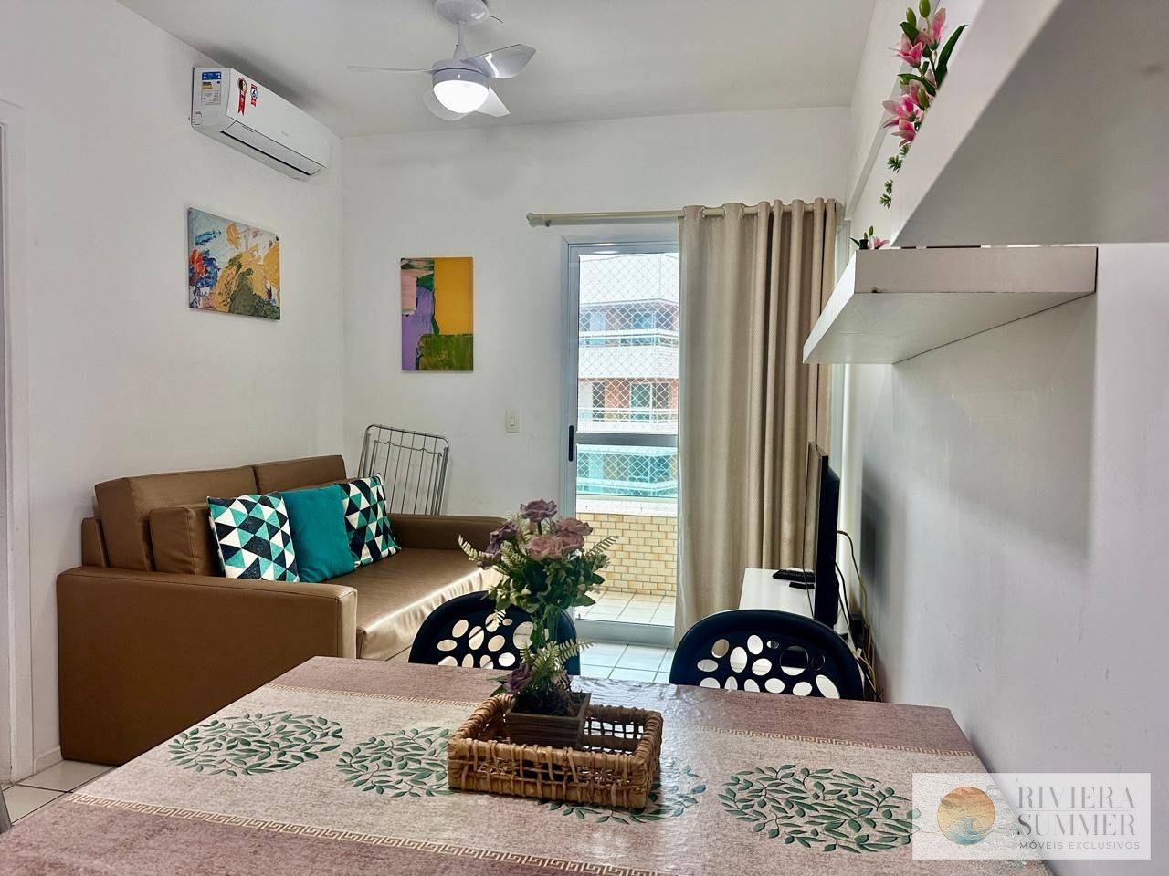 Apartamento com 1 dormitório à venda, 38 m² por R$ 1.380.000,00 – Riviera Módulo 6 – Bertioga/SP