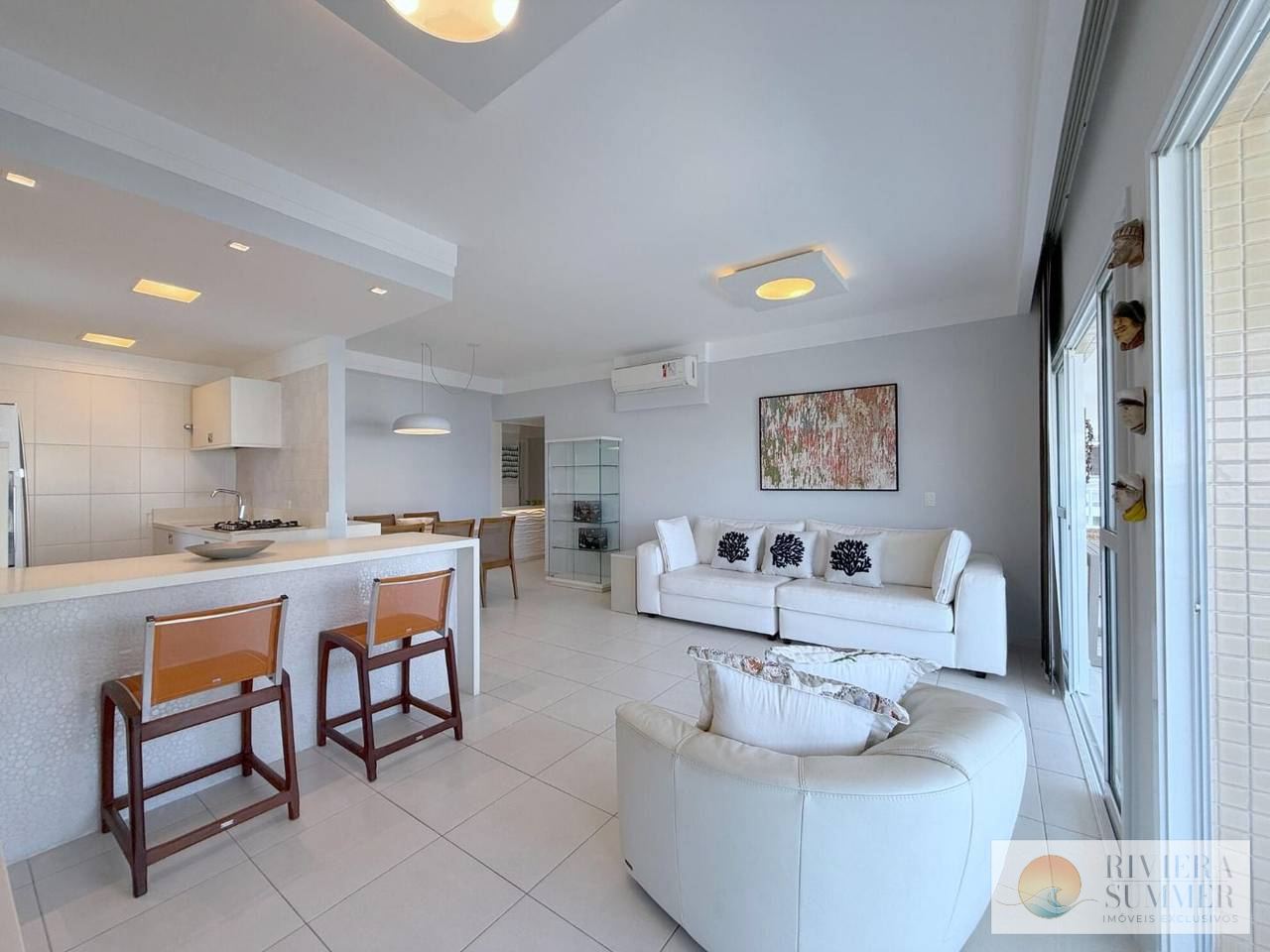 Apartamento com 3 dormitórios à venda, 134 m² por R$ 4.500.000,00 – Riviera Módulo 7 – Bertioga/SP