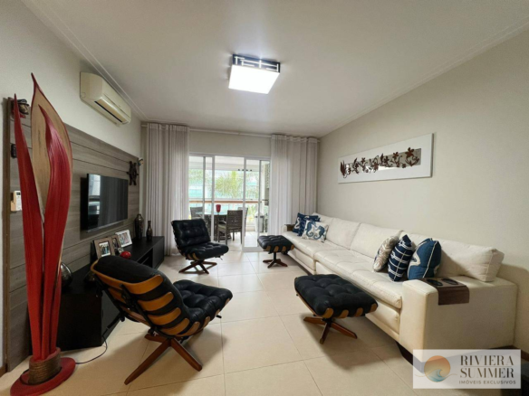 Apartamento com 3 dormitórios à venda, 148 m² por R$ 4.600.000,00 – Riviera Módulo 7 – Bertioga/SP