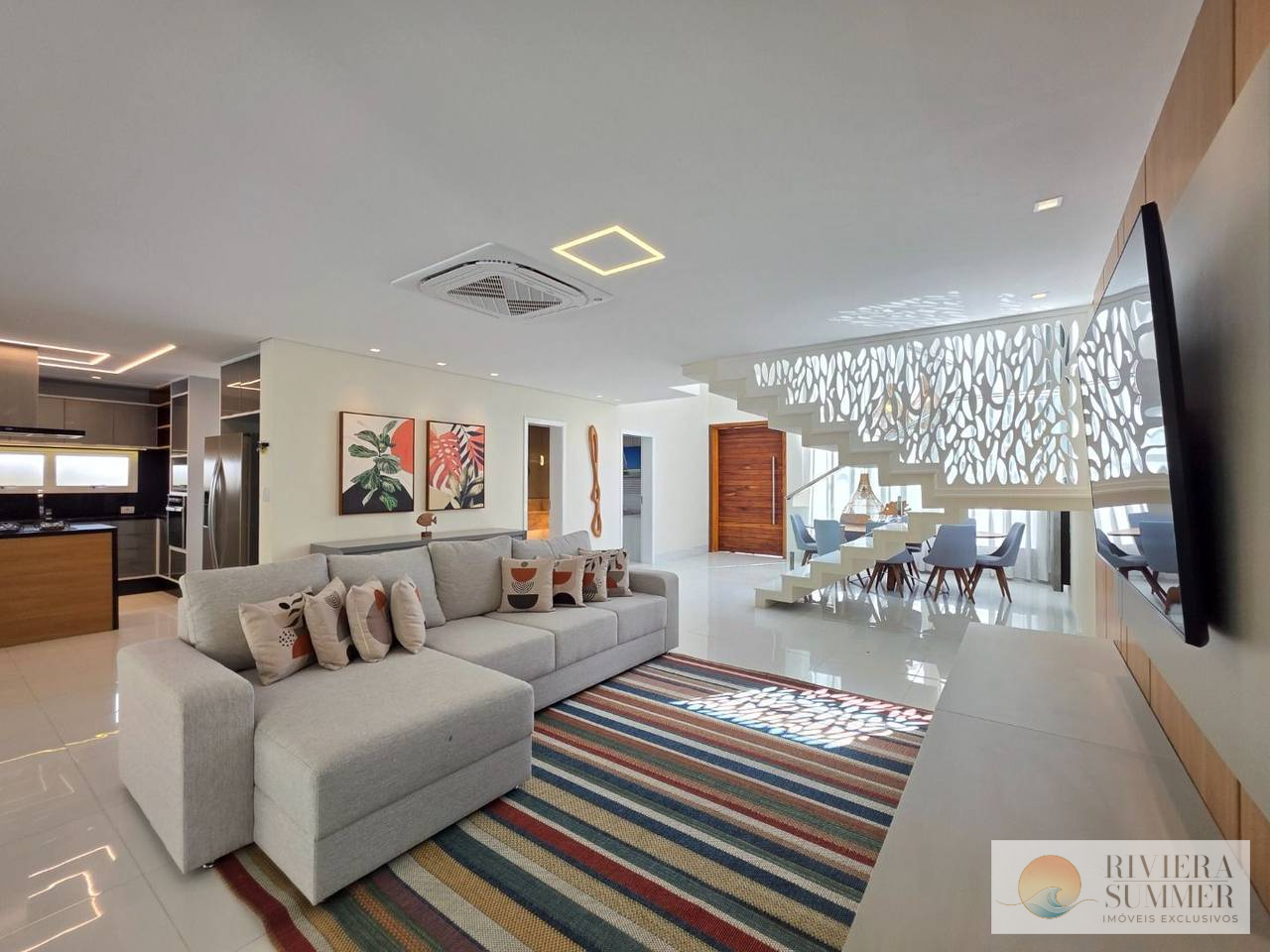 Casa com 5 dormitórios à venda, 420 m² por R$ 8.300.000,00 – Riviera Módulo 21 – Bertioga/SP