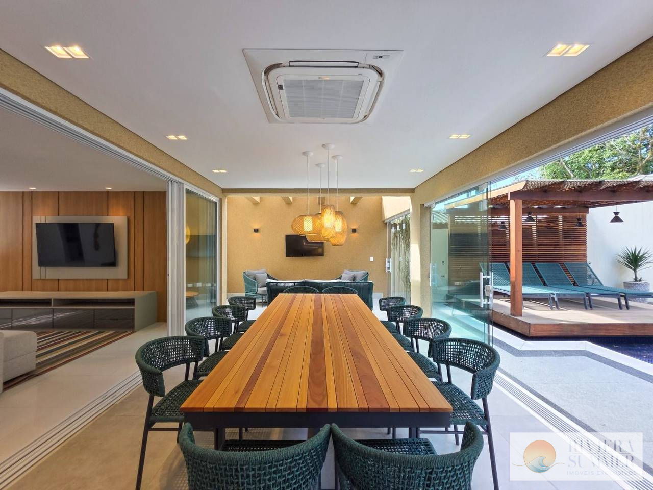 Casa com 5 dormitórios à venda, 420 m² por R$ 8.300.000,00 – Riviera Módulo 21 – Bertioga/SP