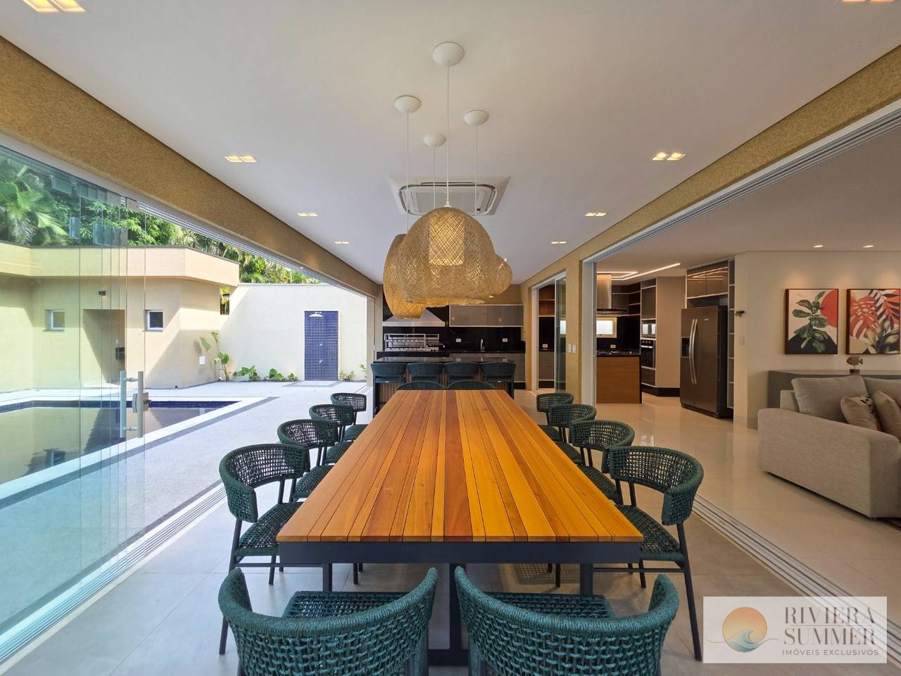 Casa com 5 dormitórios à venda, 420 m² por R$ 8.300.000,00 – Riviera Módulo 21 – Bertioga/SP