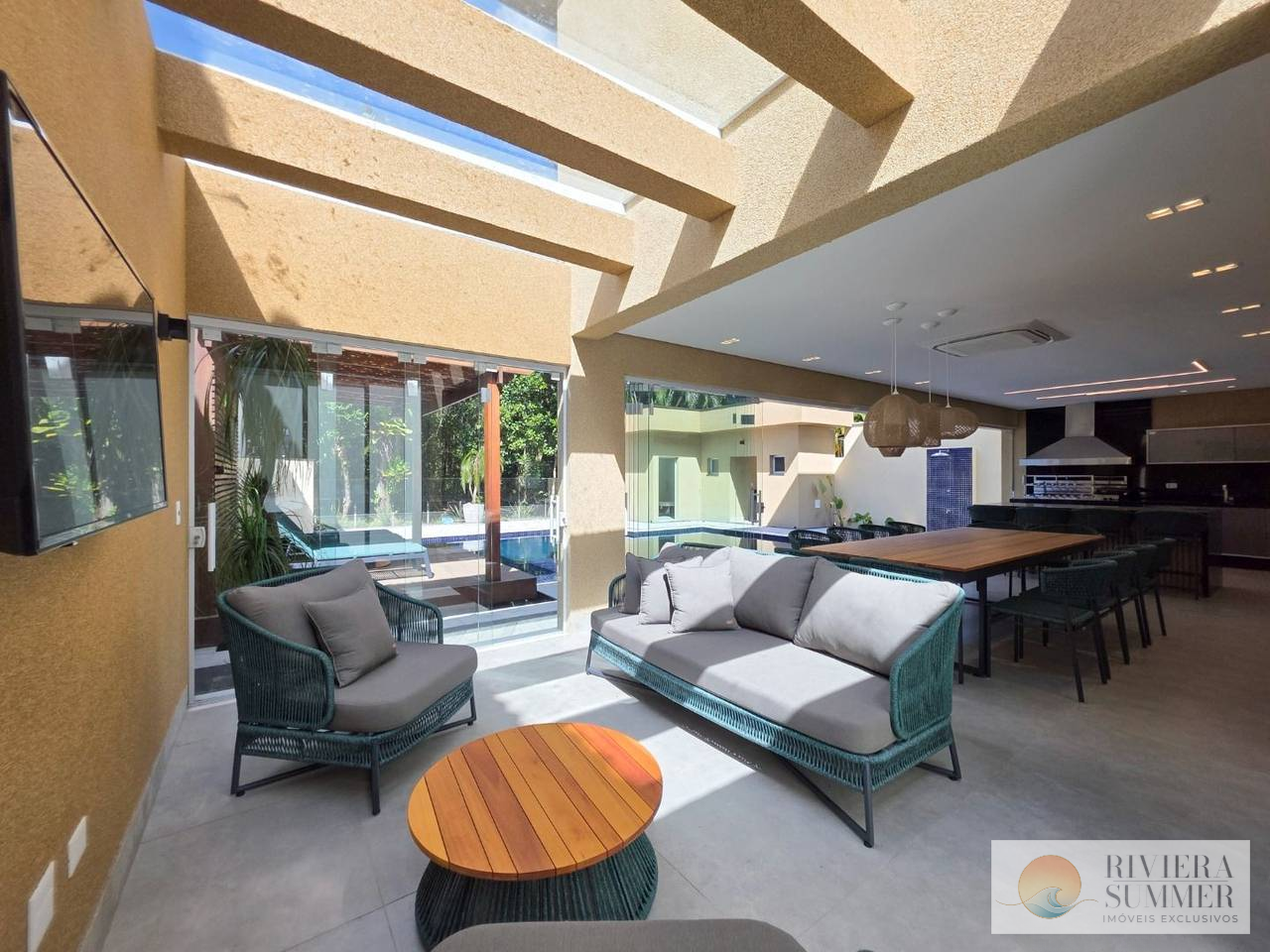 Casa com 5 dormitórios à venda, 420 m² por R$ 8.300.000,00 – Riviera Módulo 21 – Bertioga/SP