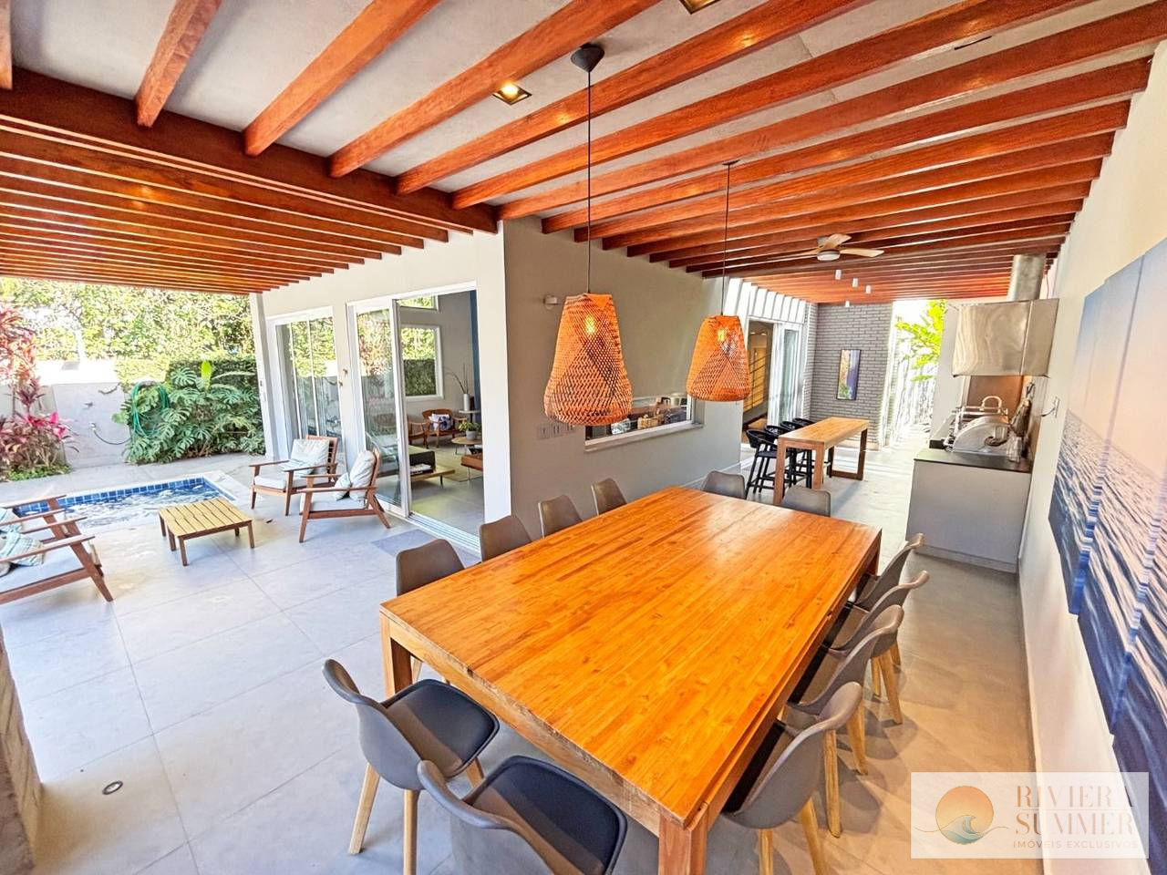 Casa com 4 dormitórios à venda, 300 m² por R$ 4.500.000,00 – Riviera Módulo 18 – Bertioga/SP