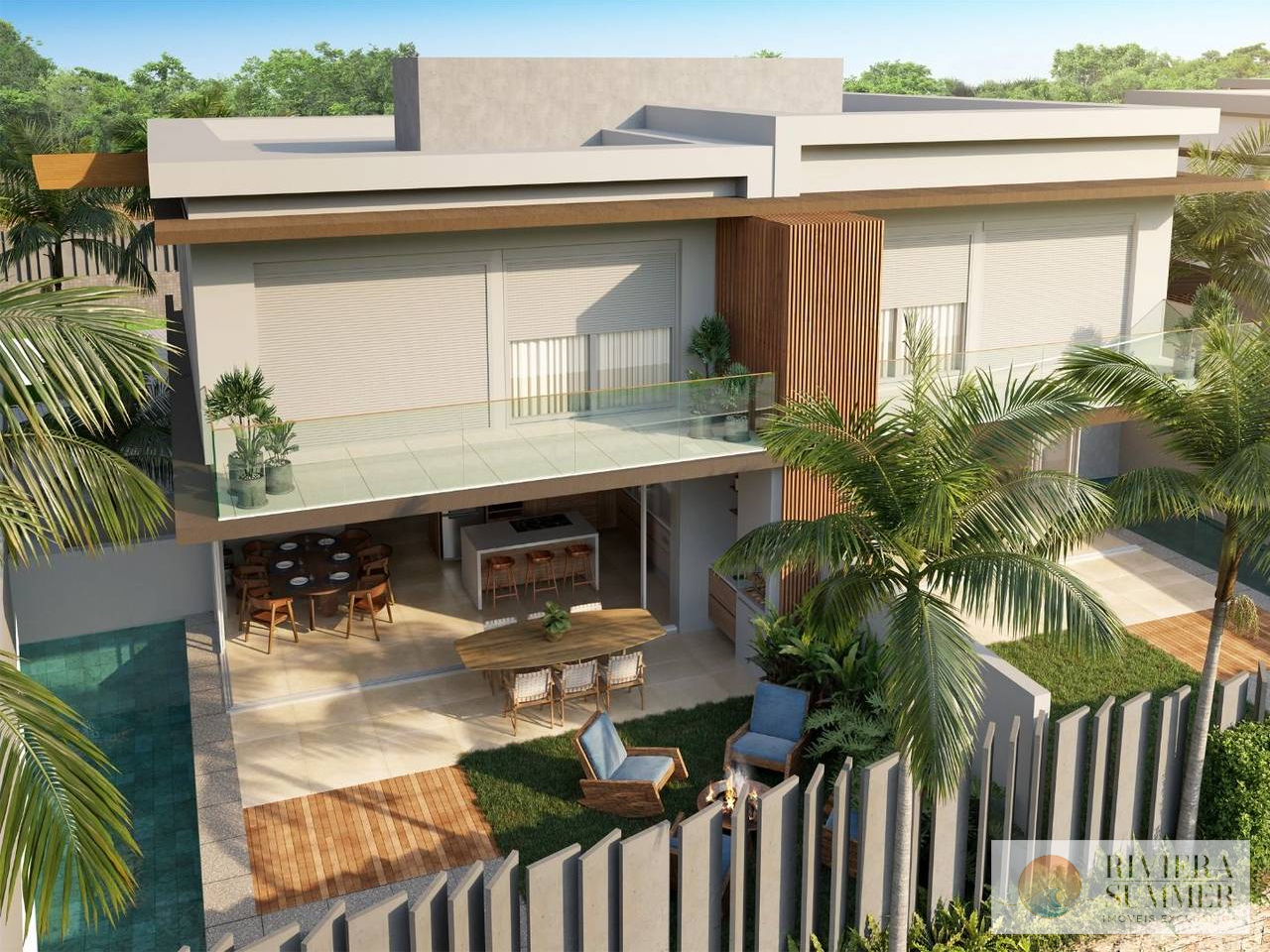 Casa com 4 dormitórios à venda, 405 m² por R$ 5.750.000,00 – Riviera Módulo 16 – Bertioga/SP