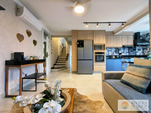 Village com 2 dormitórios à venda, 57 m² por R$ 1.000.000,00 – Riviera Módulo 26 – Bertioga/SP