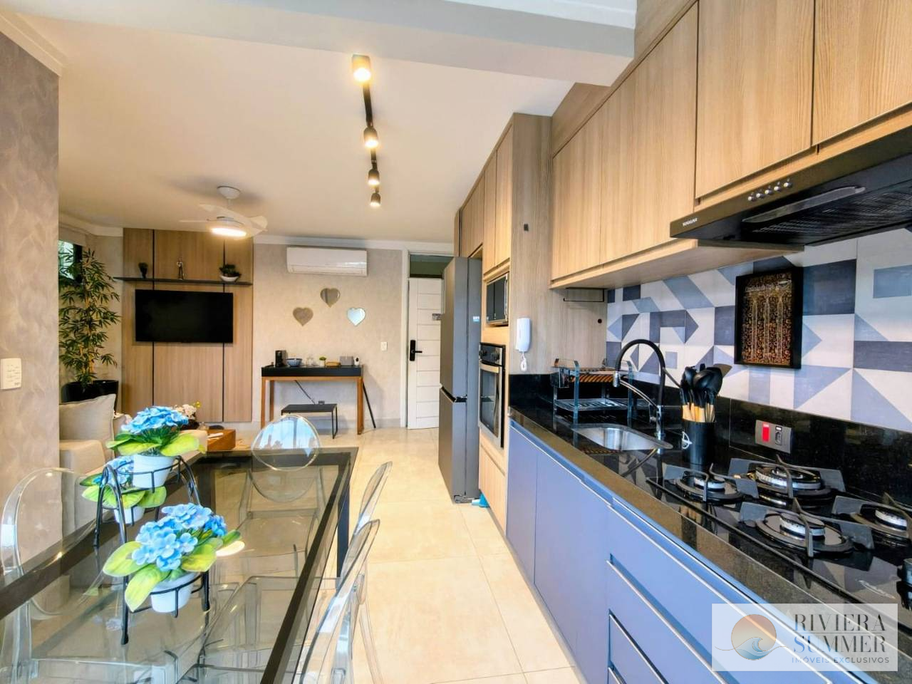 Village com 2 dormitórios à venda, 57 m² por R$ 1.000.000,00 – Riviera Módulo 26 – Bertioga/SP